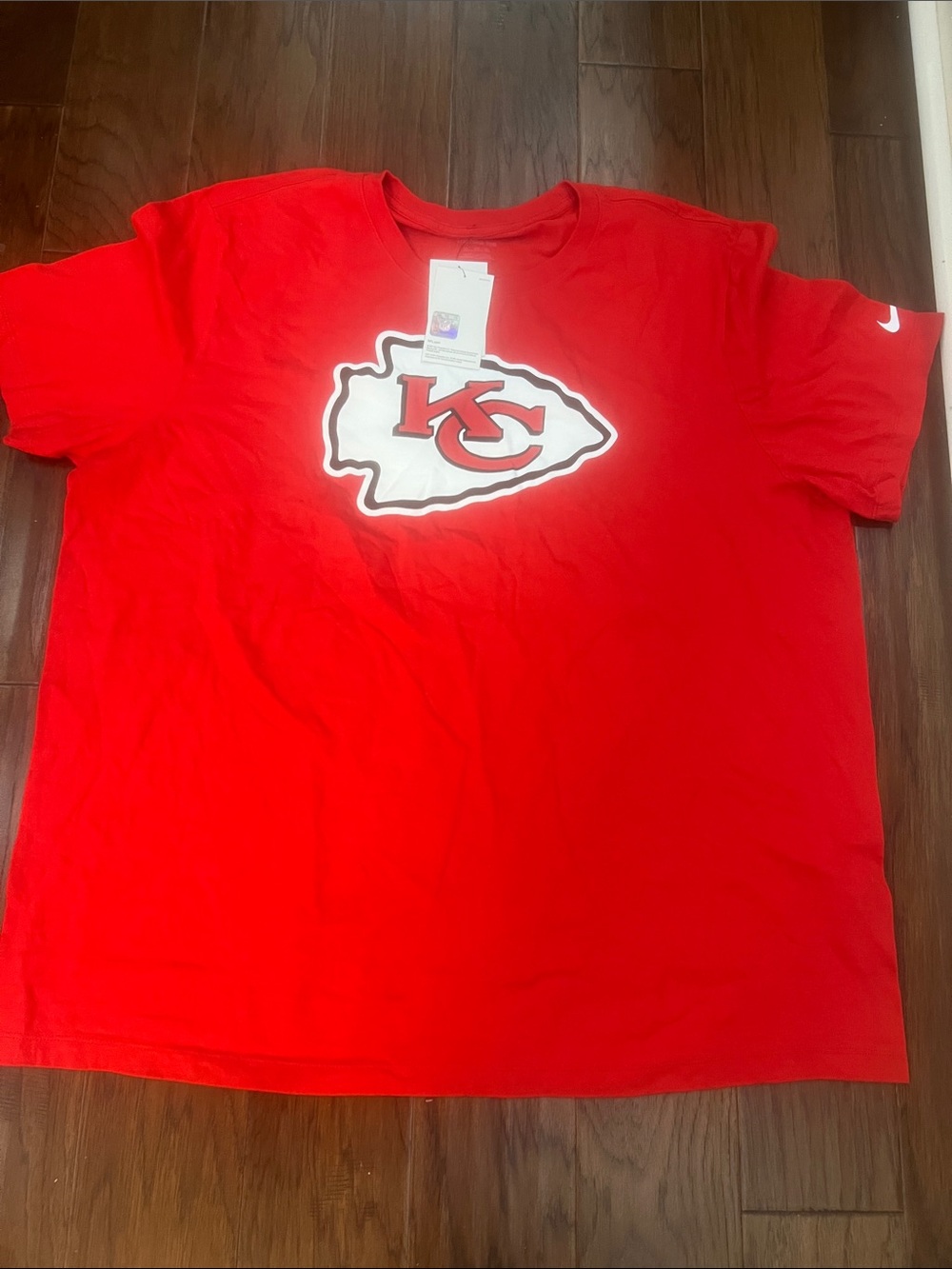 Nike Red Kansas City Chiefs Logo Tee